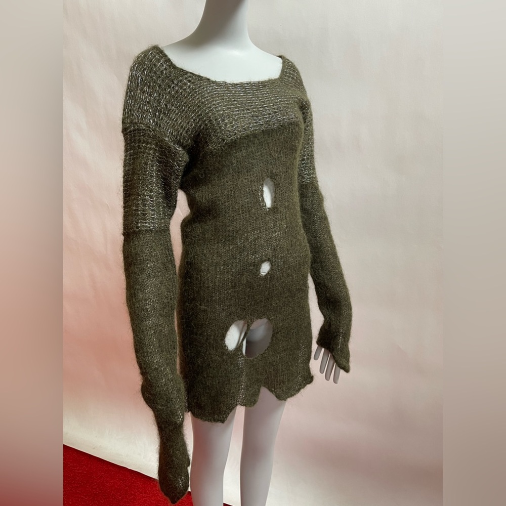 New Vivienne Westwood PUNKS JUMPER MOHAIR/ALPACA S/M UNISEX - Picture 9 of 16